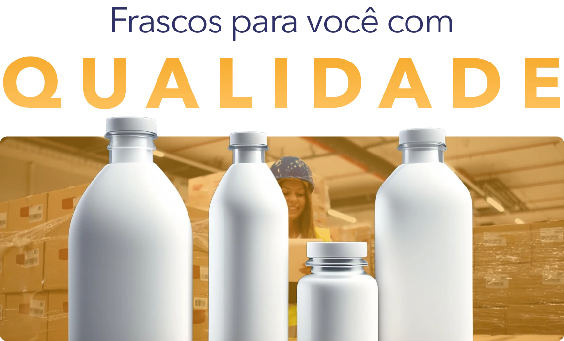 Frascos para você com qualidade